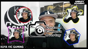 OBS Studio Tutorial - Custom Camera Overlay - Circle and Other Shapes for Cam Overlay - Tagalog 2023