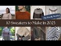 10 sweaters i want to knit in 2023  the woolly worker knitting podcast