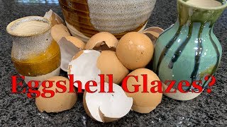 Glazing with Eggshells + Oil Spot and Rivulet Recipes Cone 5/6