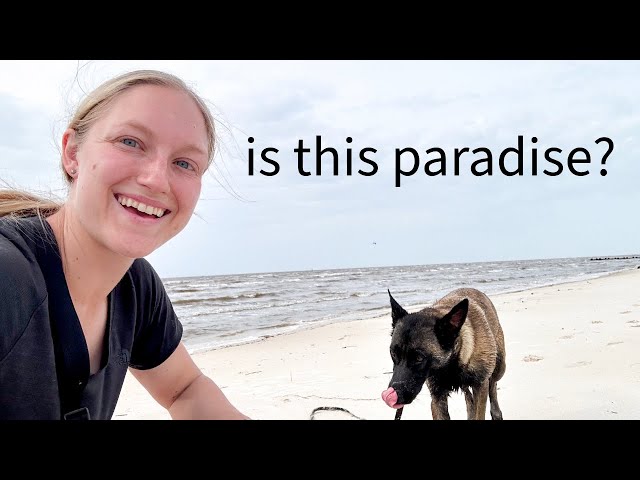 IS THIS (ROAD LIFE) PARADISE?! | Unlimited Power + Running Water + Private Bathroom + THE BEACH class=