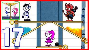 Pencil Boy Pull The Pin - Gameplay Walkthrough Part 17 - All Levels Solution (Android,iOS)