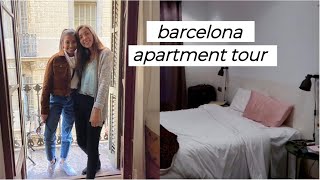 apartment tour | studying abraod in barcelona spain (long term air bnb)