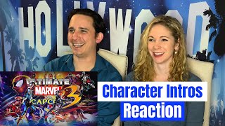 Ultimate Marvel vs Capcom 3 Character Intros Reaction