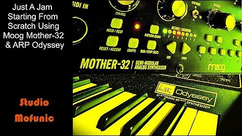 Just a Jam Starting From Scratch | Moog Mother-32 & ARP Odyssey