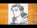 Anime Drawing | How to Draw Eren Yeager | Attack on Titan Season 4 Part 2