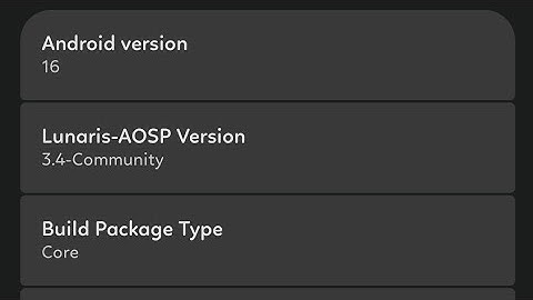 Review Lunaris-AOSP 3.4 Android 16 POCO X3 NFC