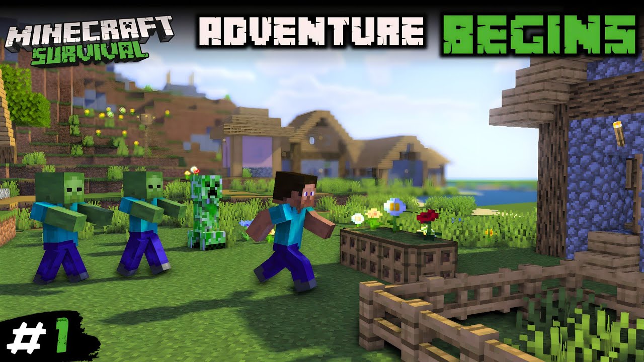 THE BEGINNING OF A NEW ADVENTURE | MINECRAFT GAMEPLAY SERIES #1 - YouTube