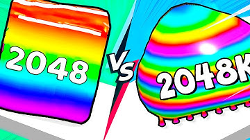 JELLY CUBES 3D vs BLOB MERGE 2048 – Epic Battle of Two Games! [Double Gameplay]