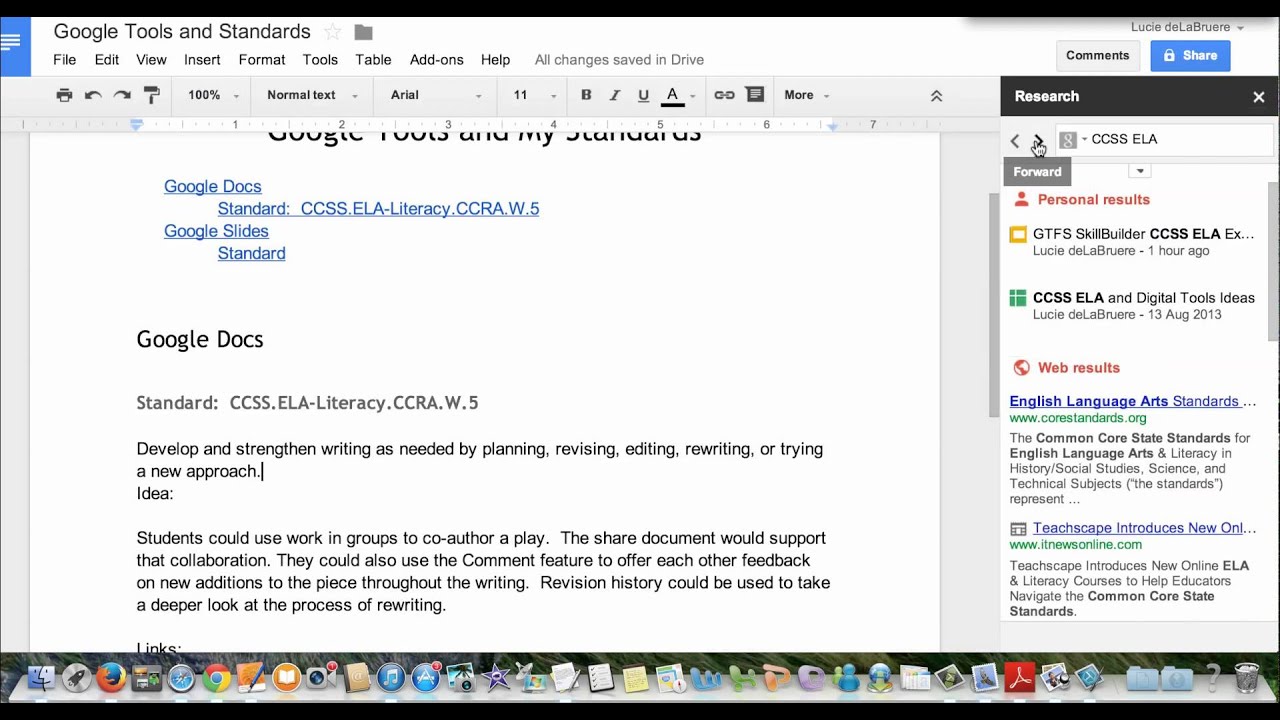 Google Docs Research Tool Cite - Intro - YouTube