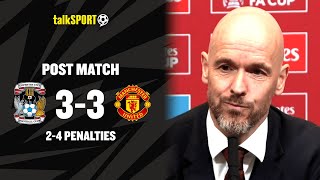 Erik ten Hag INSISTS Man United's FA Cup Win Over Coventry Was NOT EMBARRASSING! 🔥👀