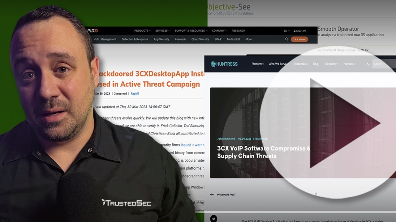 3CX Supply Chain Attack - Are you Ready? - YouTube