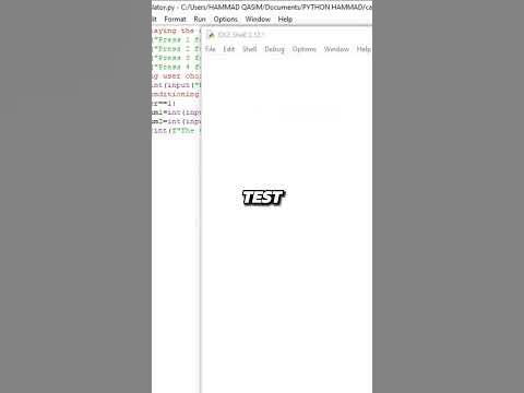 😎🐍MAKING A SIMPLE CALCULATOR IN PYTHON🐍🔥 - YouTube image.
