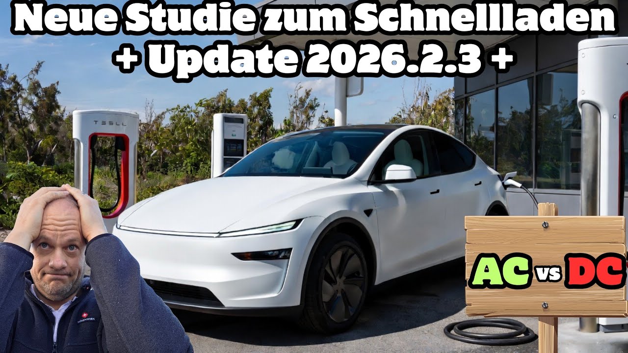🤩 Studie verrät: diese Ladetips verlängern das Leben deines Akkus 🔋 Tesla Software Upate 2026.2.3 🔥