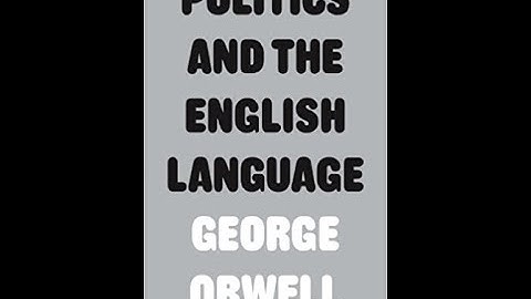 Monographs: The Subversion of the English Language