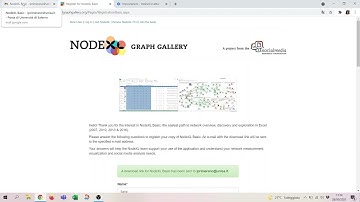 Video Guida Installazione NodeXL