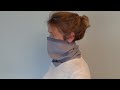 Neck Gaiter Mask Tutorial