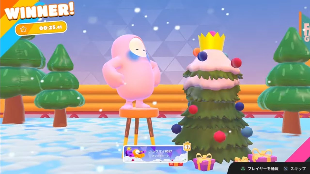 Fall Guys生配信　3/2　第９回　ピンクVS水色　ピンク🩷チームは血液型がＡ型・ＡＢ型・何型かわからない人　水色🩵チームは血液型がＯ型・Ｂ型・その他（ＲＨ−）の人のチーム戦はピンクチームの勝利