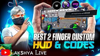 I made the world's best😳 custom HUD for you🫵 like big youtubers🔥white ff, zerox ff"