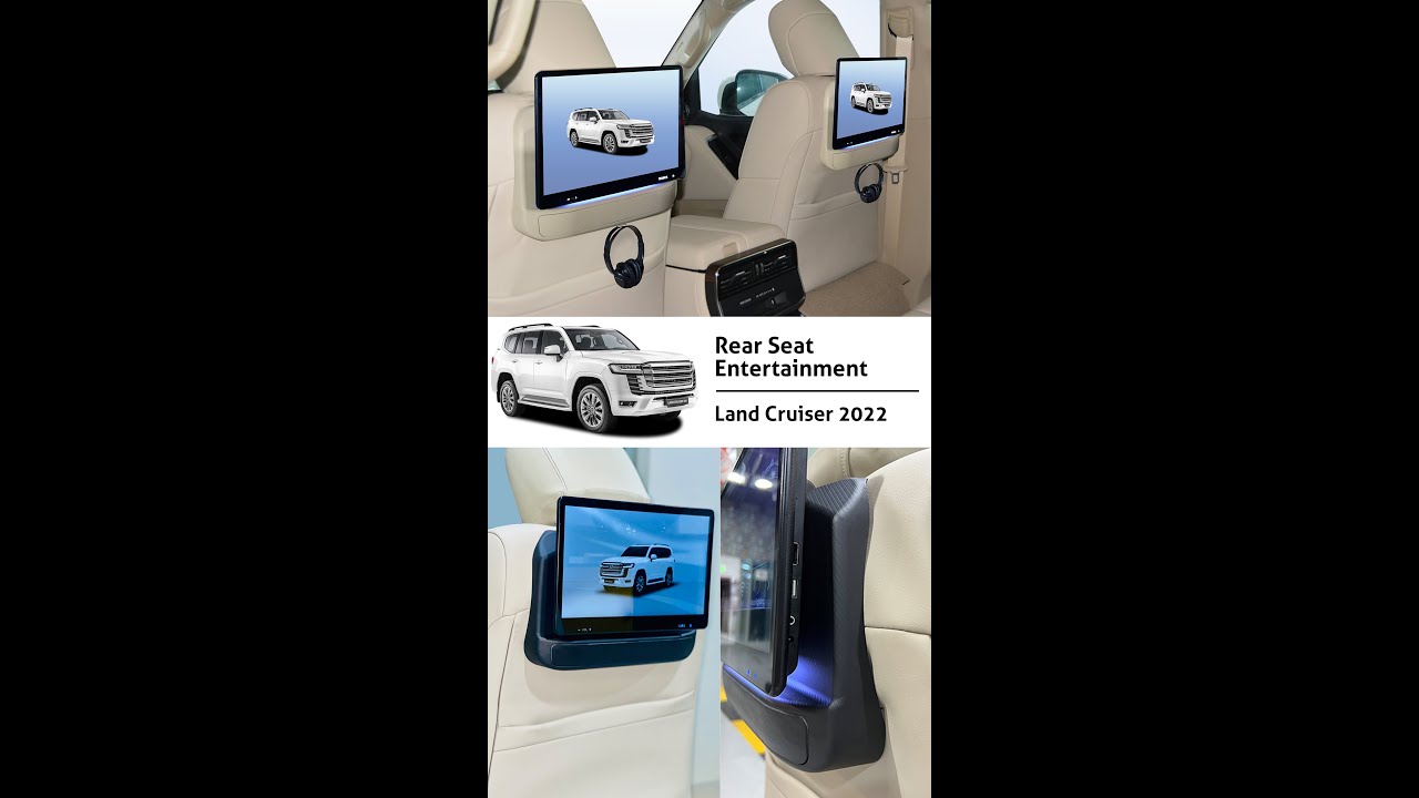 Rear Seat Entertainment for Land Cruiser 2022! landcruiser car dubai