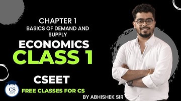 CSEET l Economics l Basics of demand and supply | Chapter 1 (Class 1) l #cseet #cspinkyryadav #cs