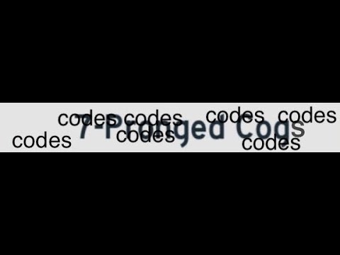 7 pronged cogs...Codes! - YouTube