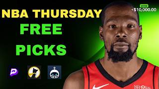13-0 Streakbest Nba Prizepicks Thursday 021926 Free Nba Picks Predictions, & Player Props