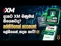 XM account එකක් තියෙන කෙනෙක් XM additional account create කරමු ලේසියෙන්