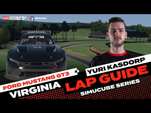 iRacing Lap Guide: Ford Mustang GT3 at Virginia International Raceway