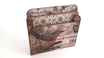 Mini Expanding File Folder