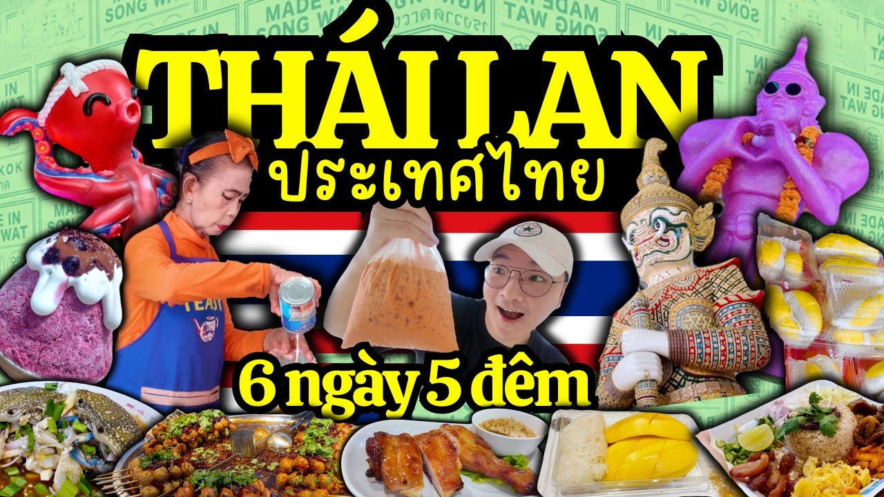 REVIEW DU LỊCH THÁI LAN TỰ TÚC 6 NGÀY SIÊU CHI TIẾT - ĐI ĐÂU CHƠI GÌ ĂN ĐÂU 🇹🇭 [RE-UP]