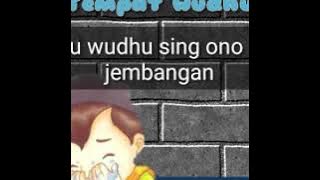 Banyu langit jadi banyu wudhu II Ustadzah Mumpuni