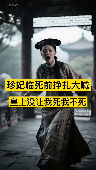 珍妃临死前挣扎大喊：皇上没让我死，我不死 #中国 #history #china #慈禧太后 #清朝 #中国历史 #历史 #历史人物 #历史故事