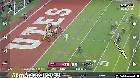 Breaking down a couple of passing concepts from USC