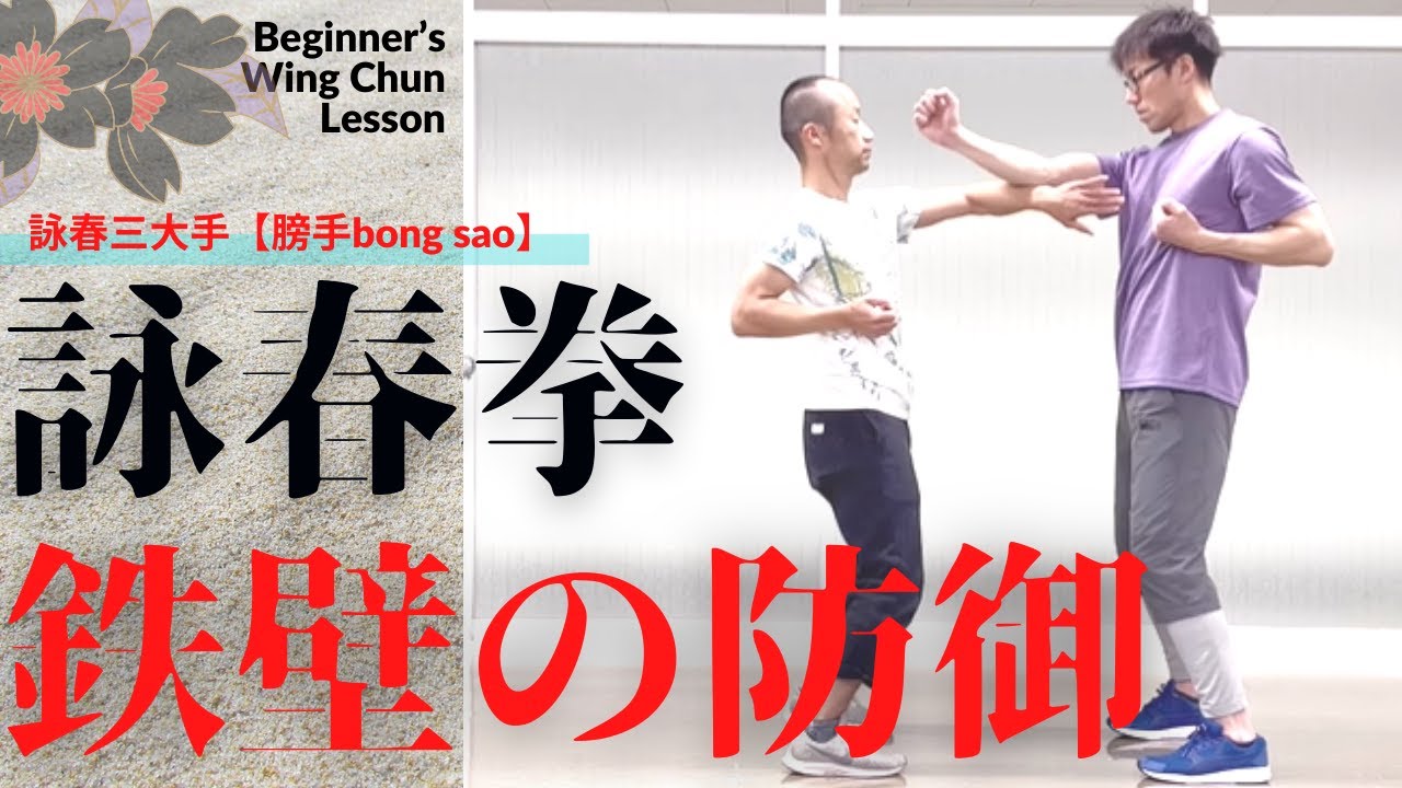詠春拳【鉄壁の防御】詠春三大手膀手bong sao　 wing chun kungfu