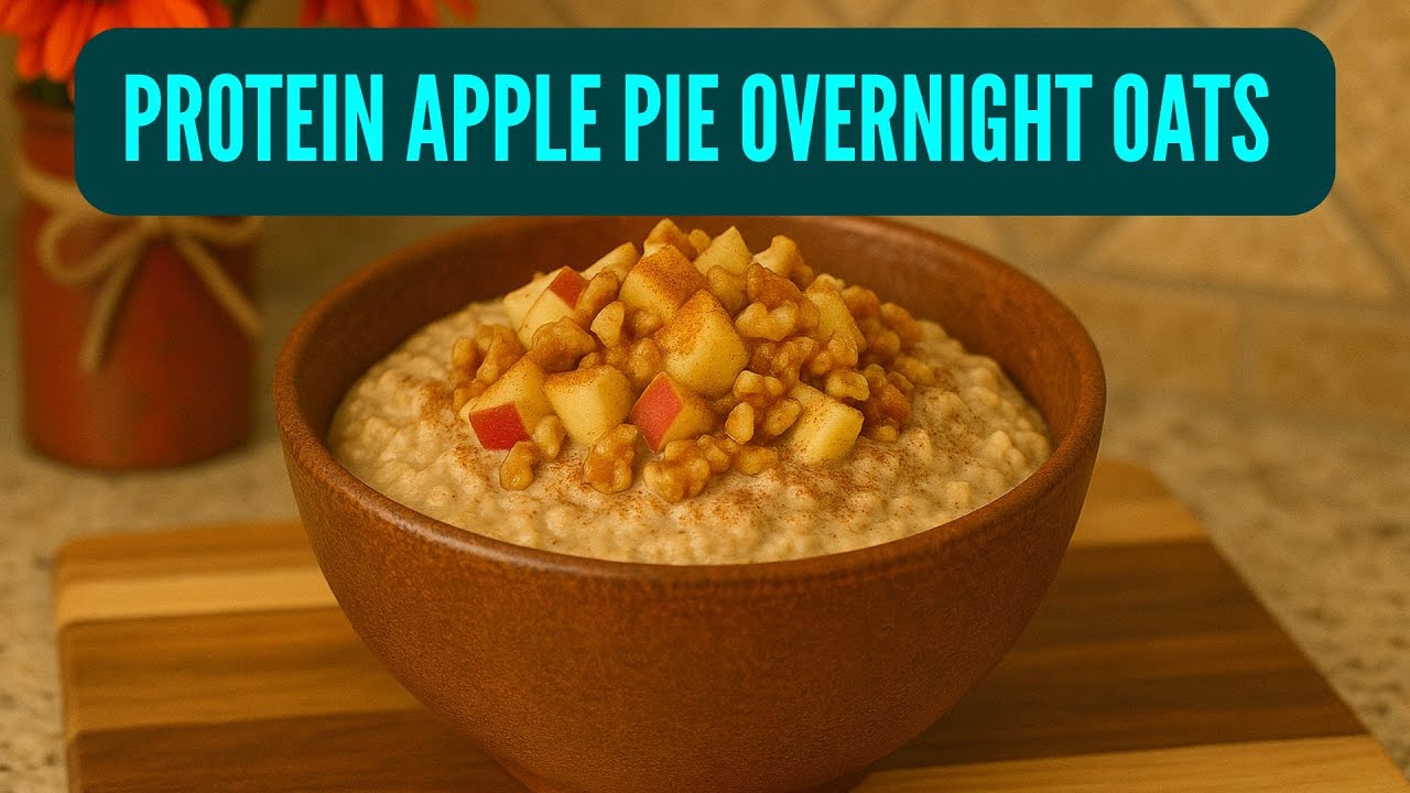 PROTEIN APPLE PIE OVERNIGHT OATS 