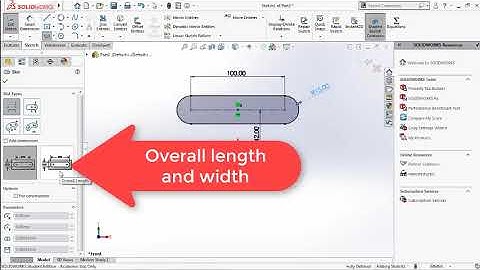 Solidworks: sketch slots