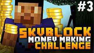 Minecraft SKYBLOCK MONEY MAKING CHALLENGE #3 with Vikkstar123 (Minecraft Sky Block Survival)