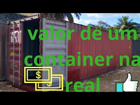 Vídeo: Quanto custa um container Conex?