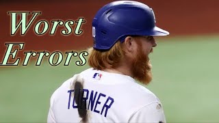 Celebrity MLB | Justin Turner Worst Errors Wealth