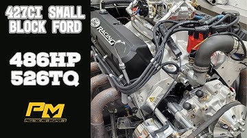 427ci Small Block Windsor Ford Dyno Testing for Speed Fanatix at Prestige Motorsports - 486HP 526TQ