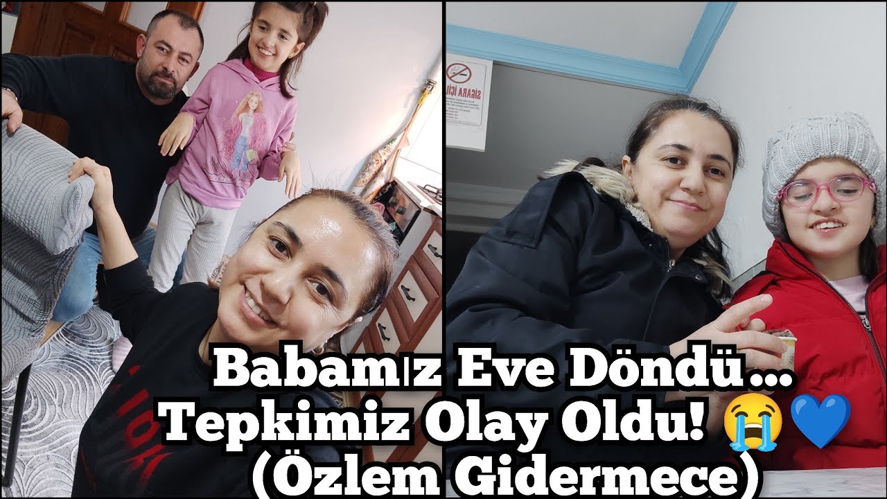 BABAMIZ EVE DÖNDÜ… TEPKİMİZ OLAY OLDU! 😭💙 (Özlem Gidermece) İFTARDAN SONRA NEREDEYDİK☕❗❗