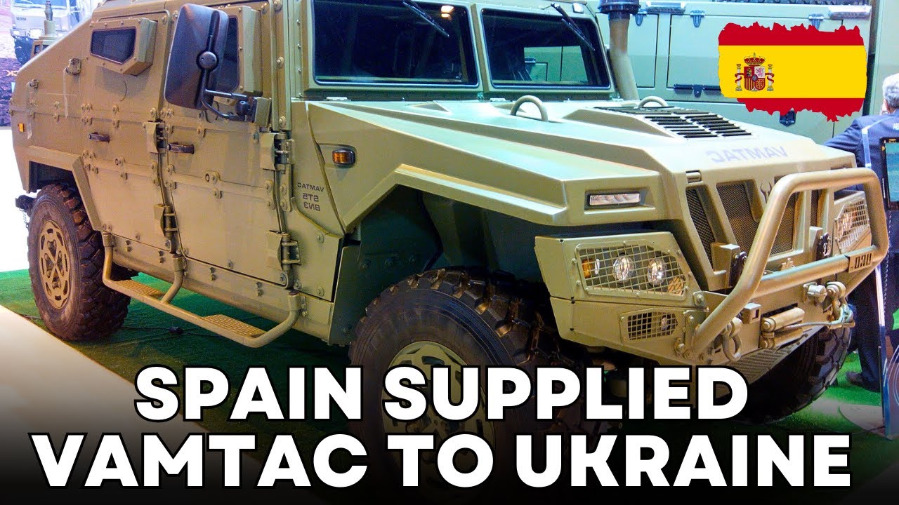 Spain transferred VAMTAC armored vehicles to Ukraine - YouTube
