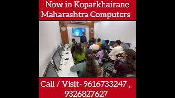 Branch Koparkhairane of  Maharashtra Computers , Best Place to Learn Computer skills #computerclass