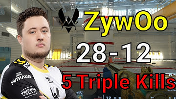 CS2 ZywOo POV FACEIT (28-12) Nuke | 2024/07/10 | #cs2 #csgo
