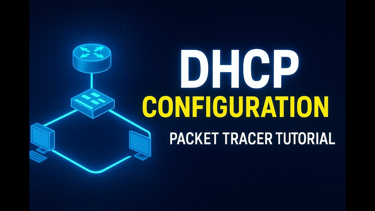 How to configure the DHCP in Cisco Packet Tracer (For beginner) #DHCP ...