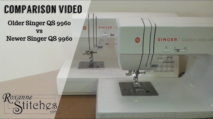 Singer Quantum 9960 embroidery machine comparison SE300 4452