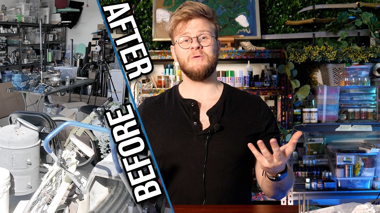 Messy Garage to Maker Space