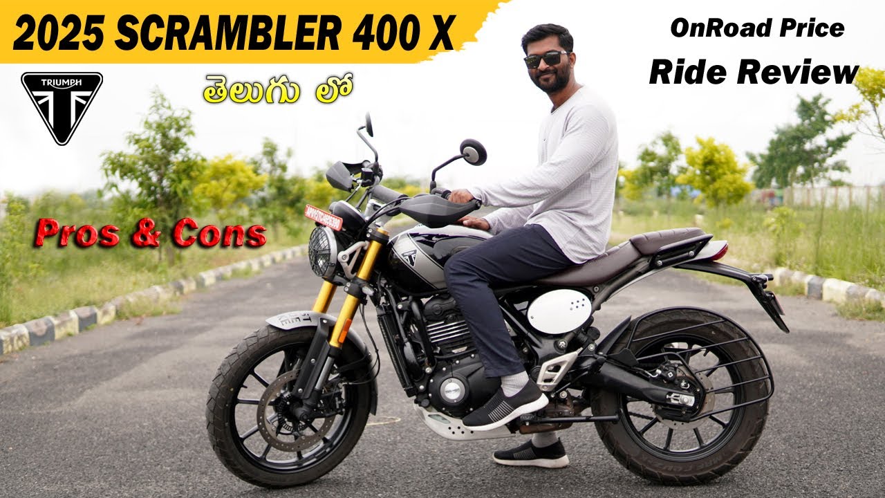 2025 Triumph Scrambler 400 X Price & Specs in telugu | TechTravelTelugu