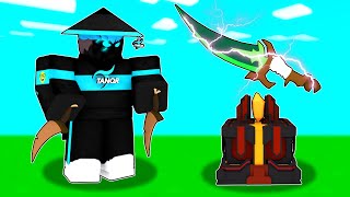 Crafting MAX LEVEL DAGGER and It's OP in Roblox Bedwars.. screenshot 4