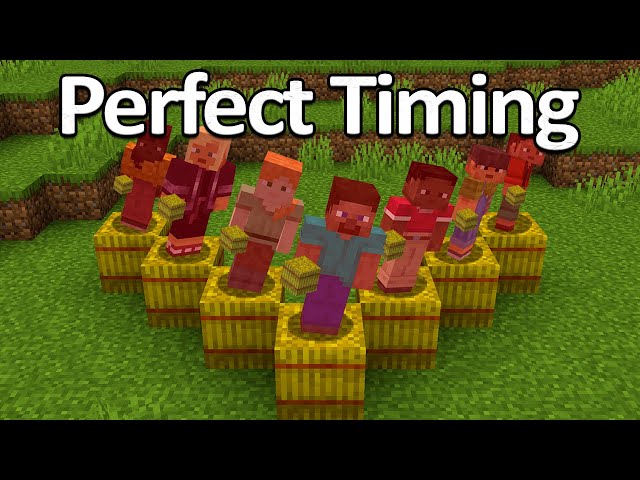 TOP 850 PERFECT TIMING MOMENTS IN MINECRAFT (When the Timing is PERFECT...) class=